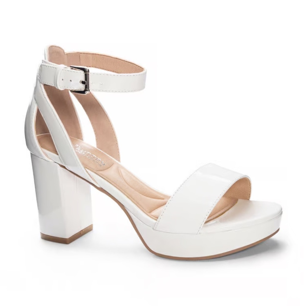 White Sandal Heels